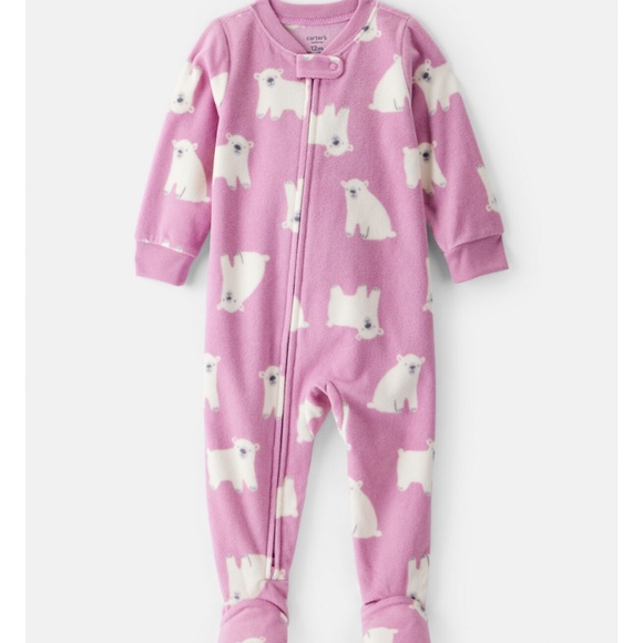 Carter’s Bundle of 3 Loose Fit Long-Sleeve 1-Piece Pajamas size 2T EUC - Picture 11 of 16